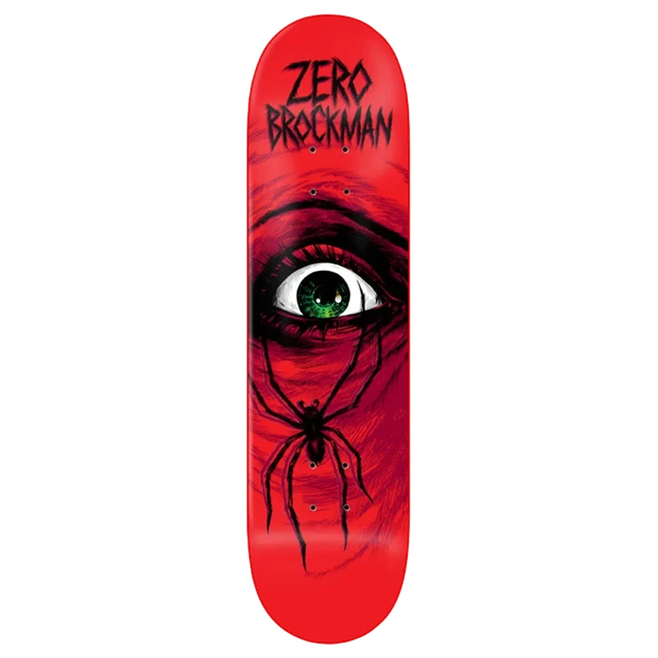 ZERO BROCKMAN WOLFSPIDER 30YR SKATEBOARD DECK-8.5 RED