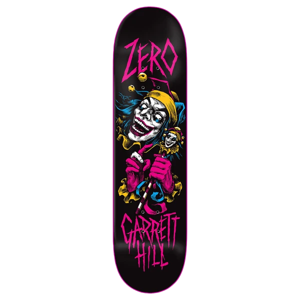 ZERO HILL JESTER 30YR SKATEBOARD DECK-8.25 PINK