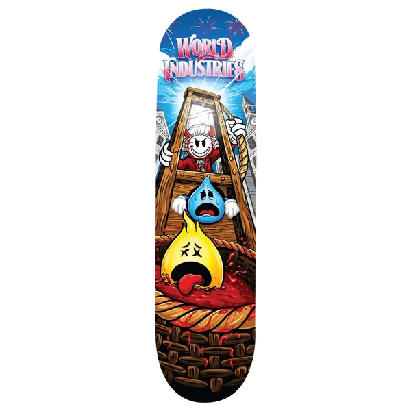WORLD INDUSTRIES GUILLOTINE SKATEBOARD DECK-8.5