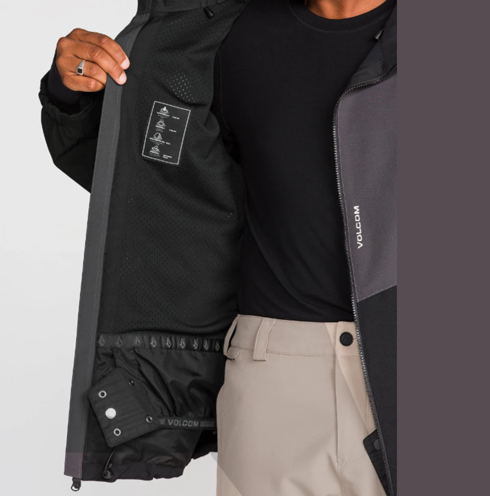 Volcom Brighton Full Zip Jacket Grey