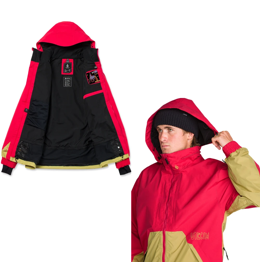 Volcom Longo Goretex Jacket Bright Cherry