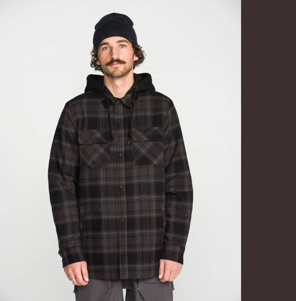 Volcom Enson Insulated Riding Flannel Black