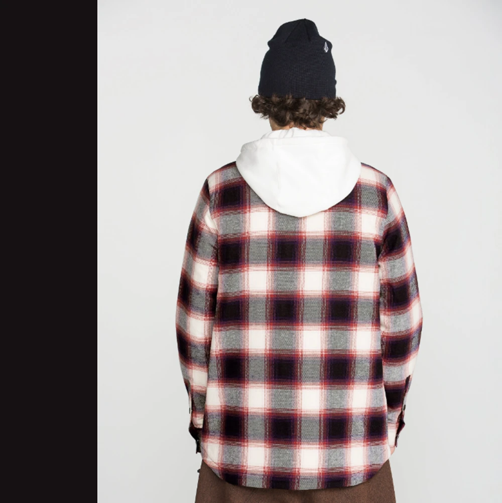 Volcom Enson Insulated Riding Flannel Blue