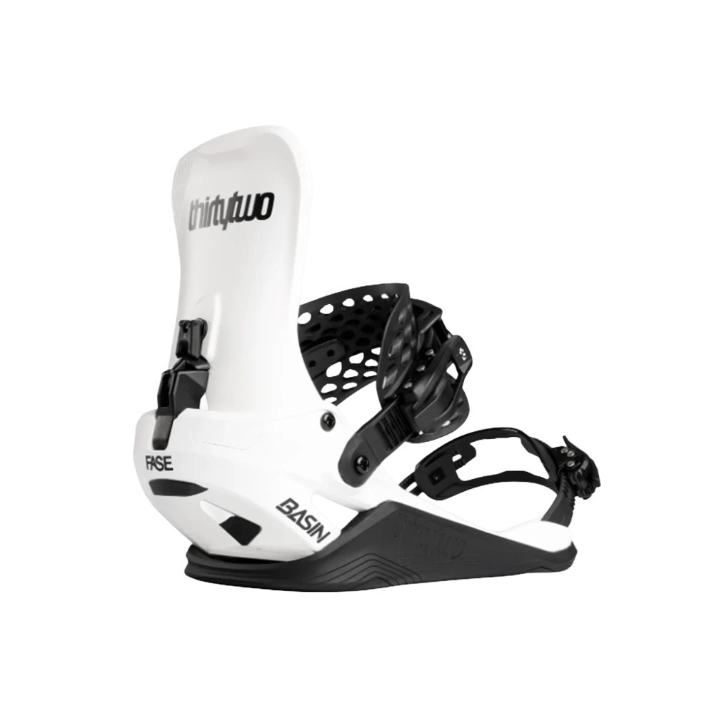 ThirtyTwo 32 Basin FASE Bindings 2027 White Medium