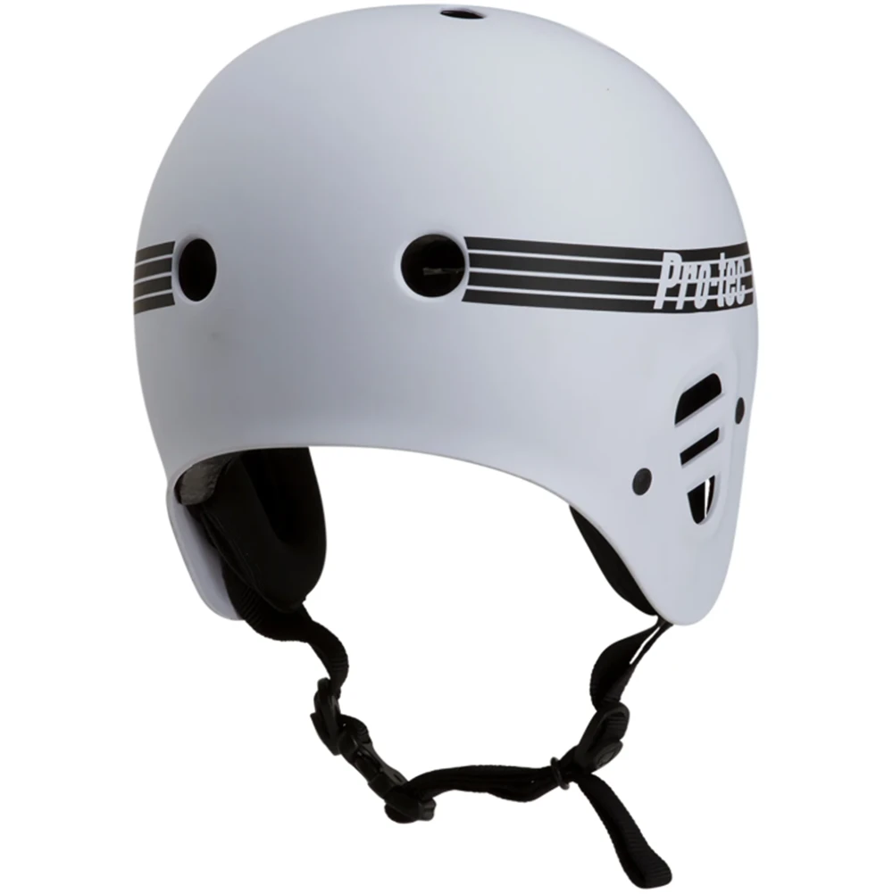 ProTec Full Cut Cert Skateboard Helmet White Large