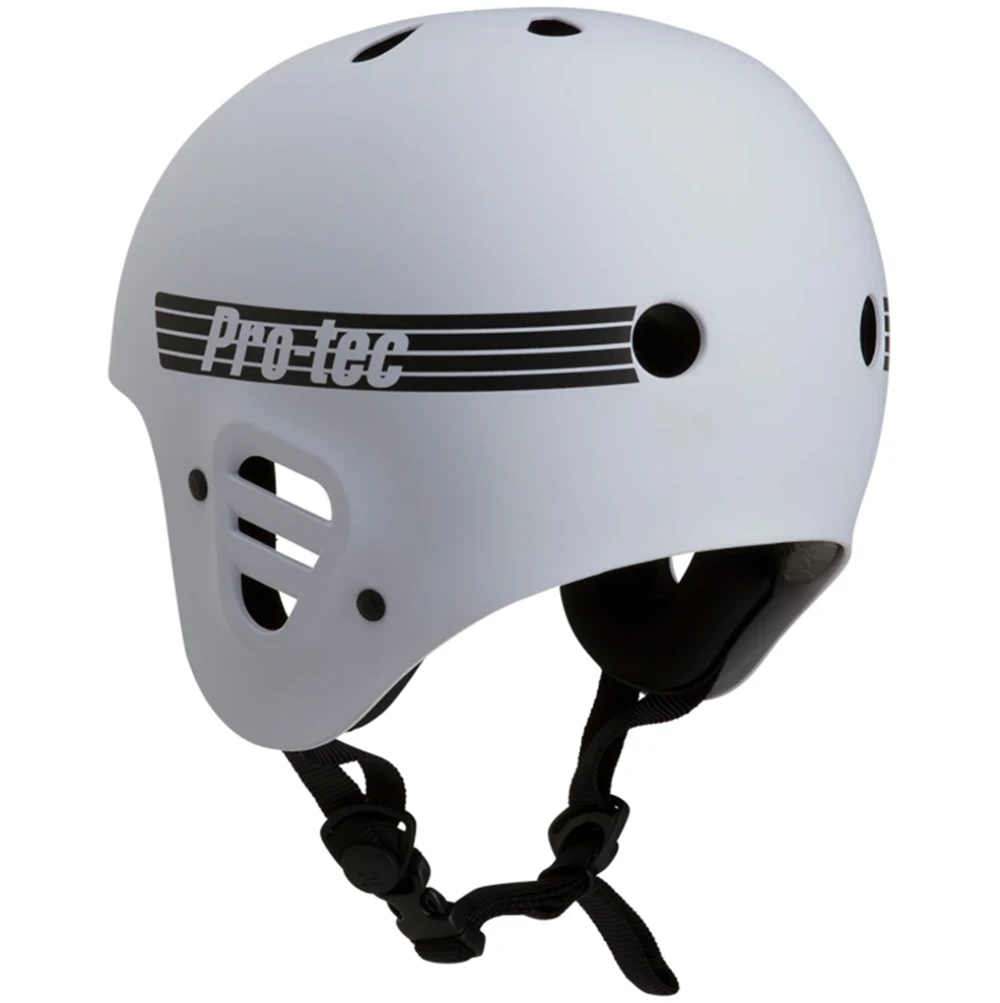 ProTec Full Cut Cert Skateboard Helmet White Large