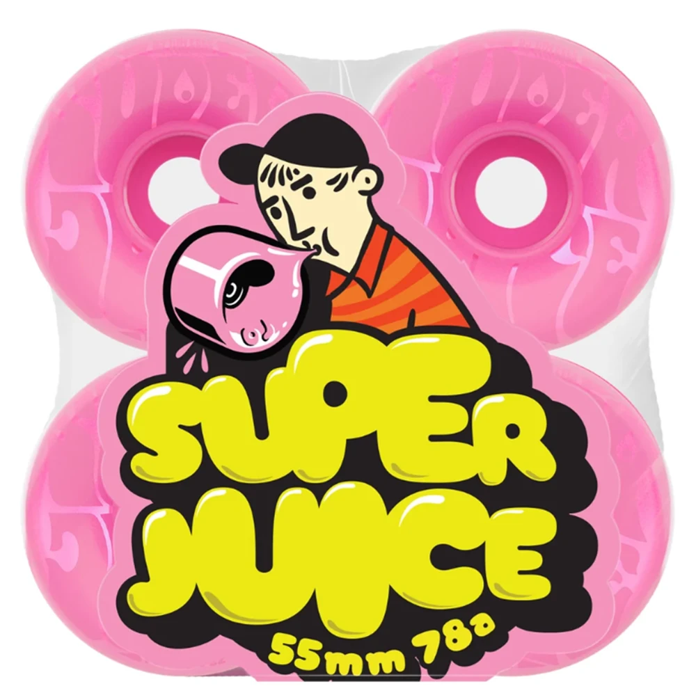 OJ Bubble Gum Mini Super Juice Translucent Pink 55/78a