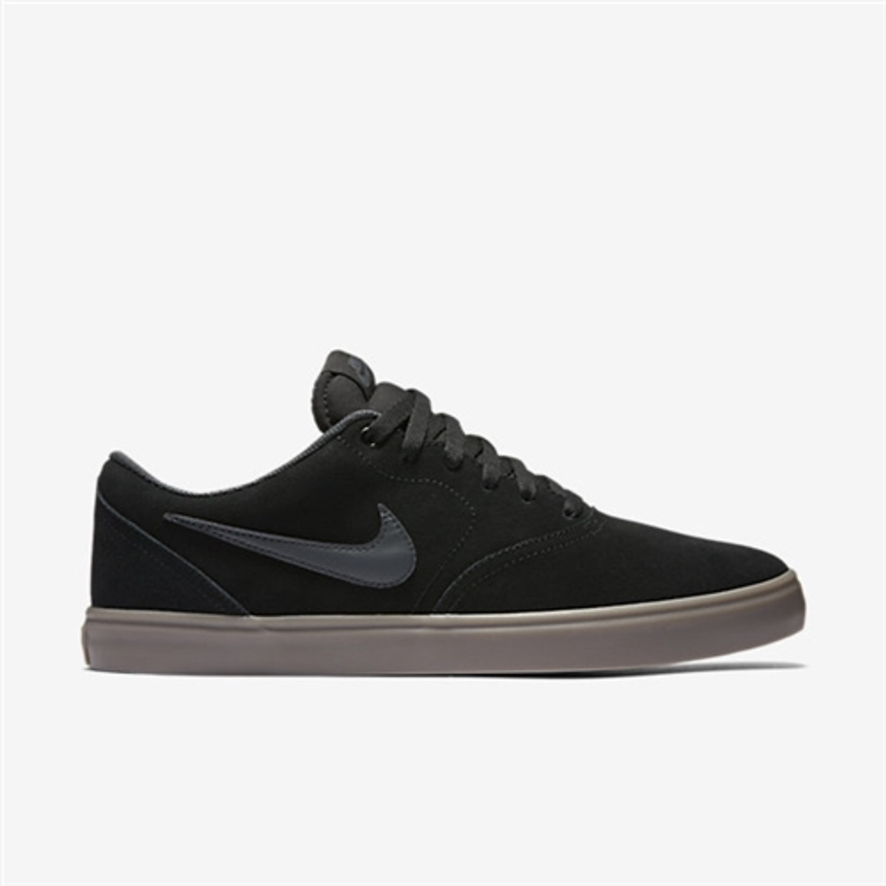 Nike Sb Solar Check Skate Shoes Black Gum Boardparadise