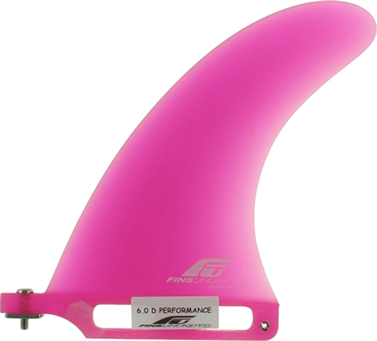 SURF FINS UNLIMITED D PERFORMANCE 6" PINK SURF FIN SET