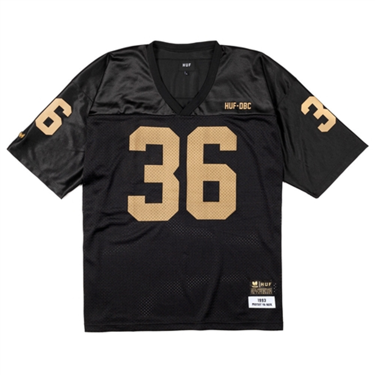 Huf x Wutang Football Jersey Black