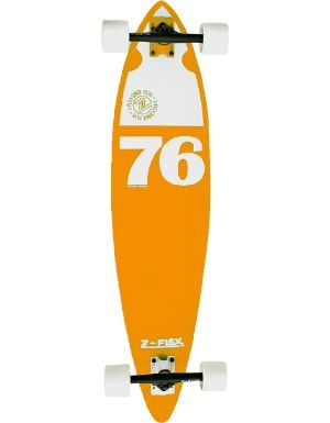 Z-FLEX 76 Longboard Orange SKATEBOARD COMPLETE