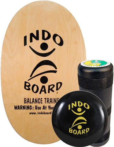 INDO BOARD TRAINING PK-NATURAL (deck,roller,cushion) Balance Trainer