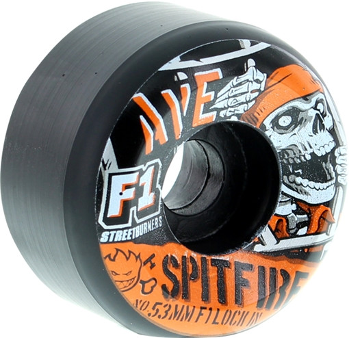 SPITFIRE A.V.E. F1SB LOCK-IN JAILBREAK 53mm BLACK Skateboard Wheels