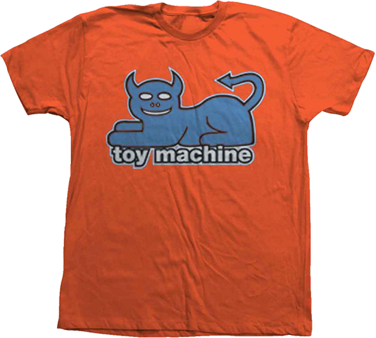 TOY MACHINE DEVIL CAT YTH SS TSHIRT XLARGE ORANGE