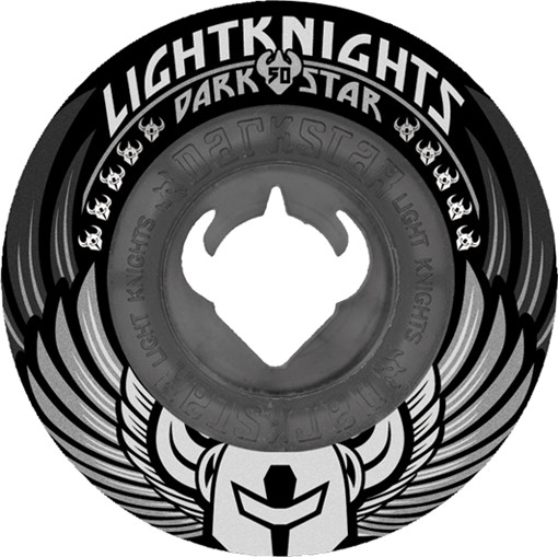 DARKSTAR LIGHT KNIGHT WINGS GREY/BLACK 52mm Skateboard Wheels