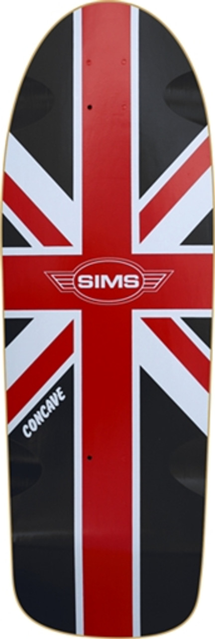 SIMS FLAGSHIP Skateboard Deck-10x30 BLACK reissue