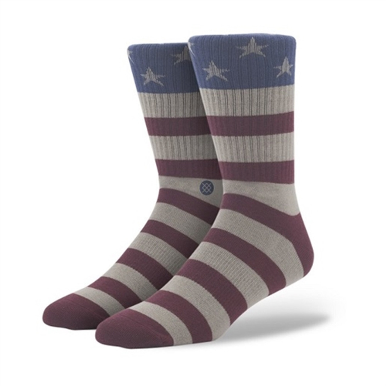 Stance The Fourth Mens Socks Red L (9-12)
