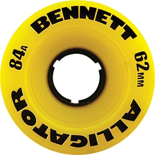 ALLIGATOR Wheels 62mm 84a YELLOW Skateboard Wheels