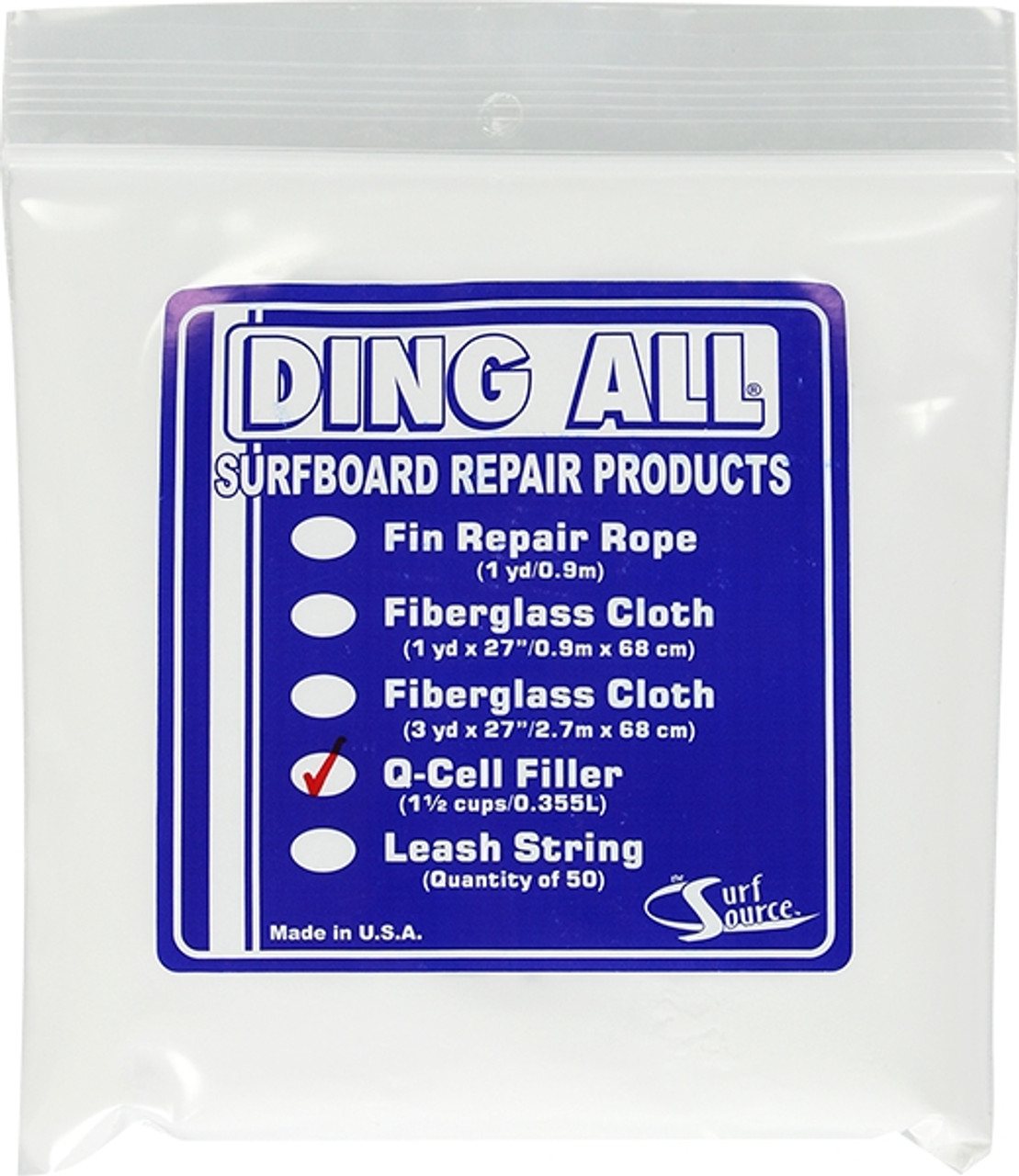 DING ALL QCELL FILLER BAG -1 pint