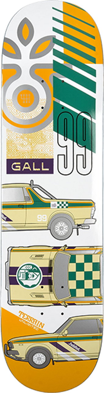 HABITAT GALL RALLYSPORT SKATE DECK 8.25