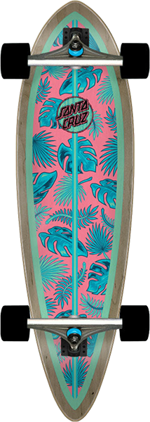 SANTA CRUZ CABANA DOT PINTAIL SKATEBOARD COMPLETE 9.2X33.0