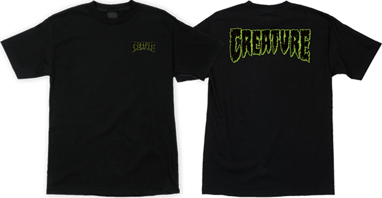 CREATURE SLAUGHTER OUTLINE SS TSHIRT SMALL BLACK