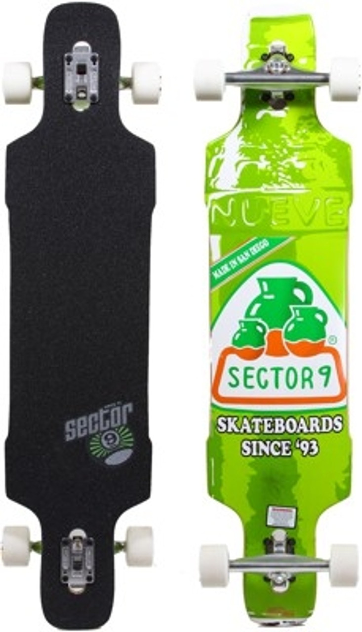 Sector 9 Dropper Green SKATEBOARD COMPLETE