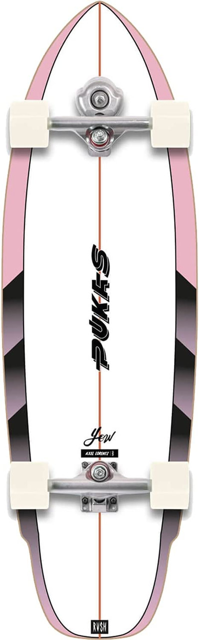 YOW PUKAS RVSH SURFSKATE SKATEBOARD COMPLETE 33"