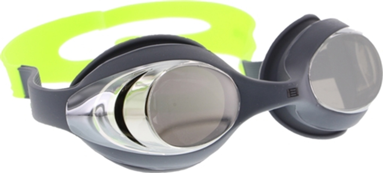 DMC STEALTH SWIM GOGGLES NEON GRN/CHARCOAL