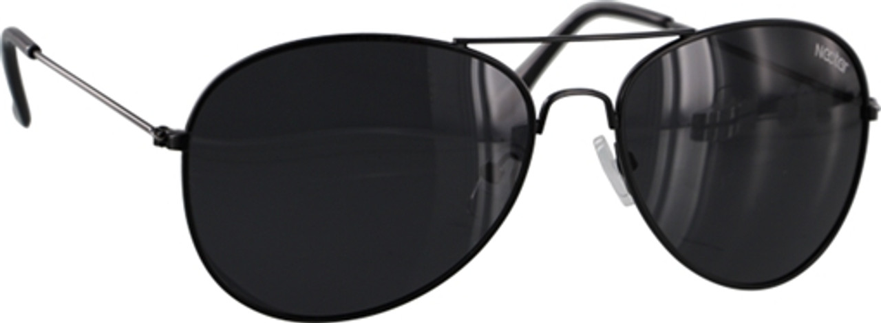 NECTAR SUNGLASSES AVIATOR POLARIZED DANTE MATTE BLK/BLK