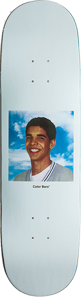 COLOR BARS DEGRASSI YEARBOOK SKATEBOARD DECK 8.5 BLUE