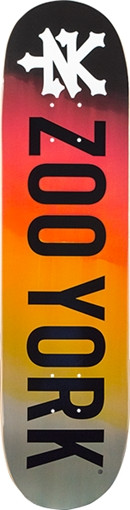 ZOO YORK PHOTO INCENTIVE GRADIENT FIRE SKATEBOARD DECK-8.0