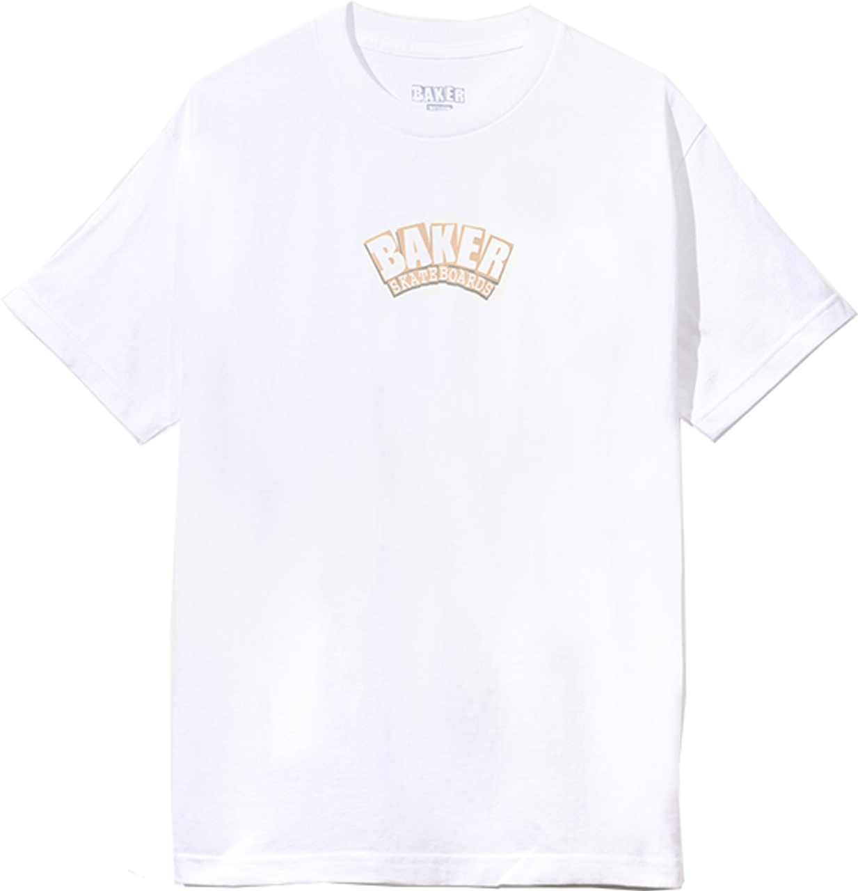 BAKER ARCH SS TSHIRT LARGE  WHT/CREAM