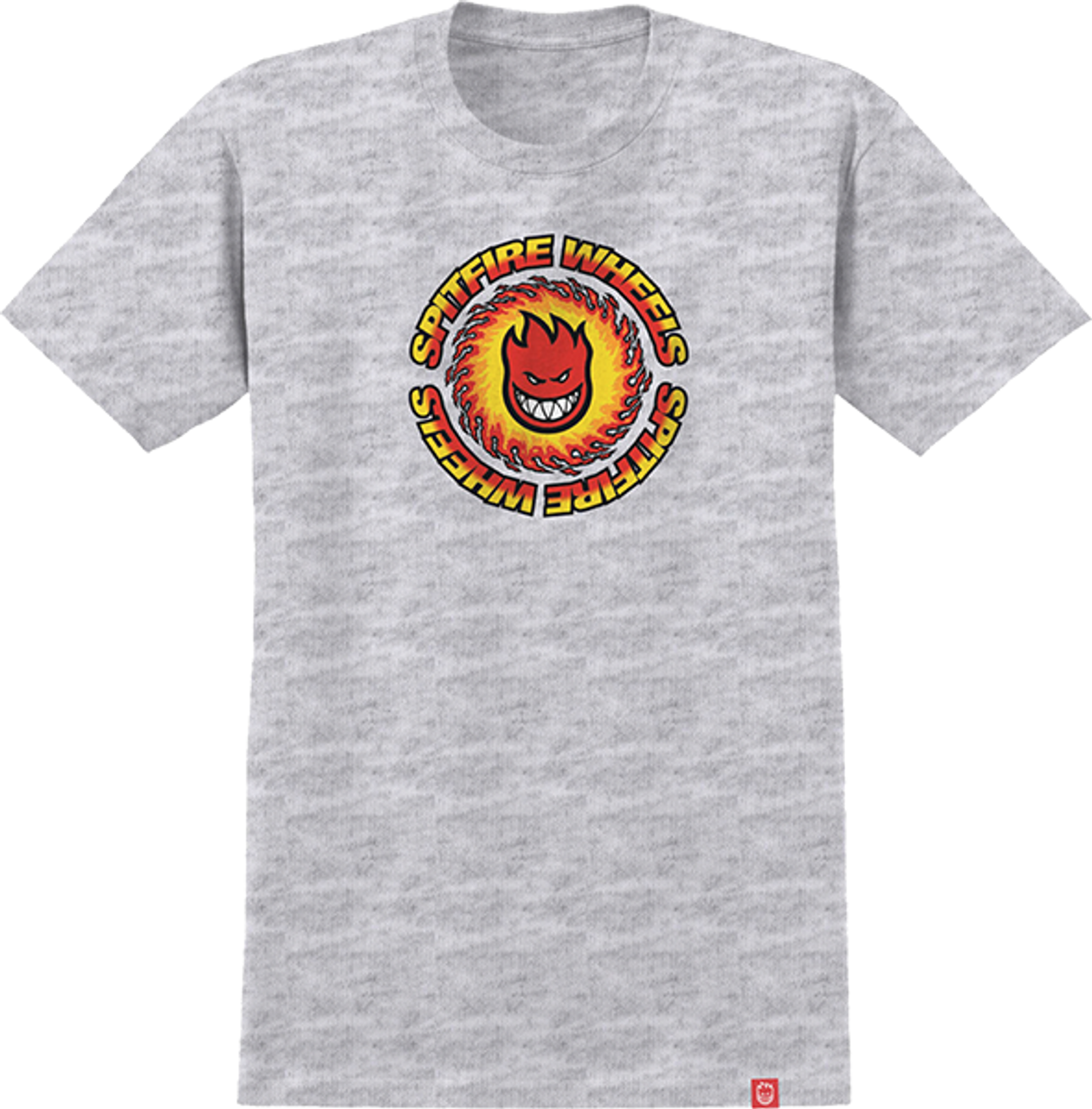 SPITFIRE OG FIREBALL SS TSHIRT XLARGE ASH/RED