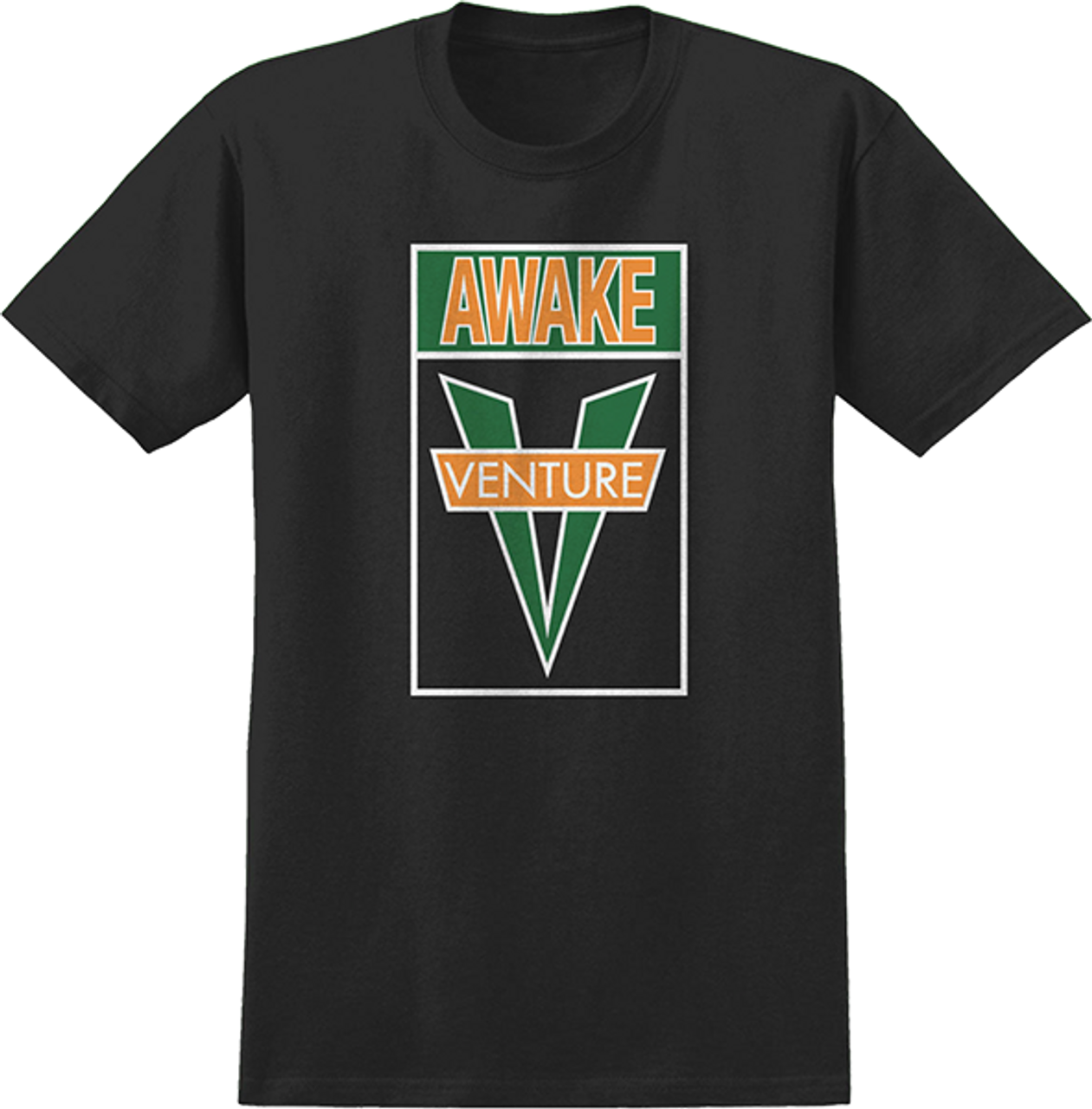 VENTURE AWAKE SS TSHIRT XXLARGE BLK/ORG