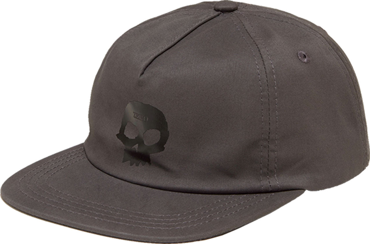 ZERO SINGLE SKULL HAT ADJ-GREY/BLK