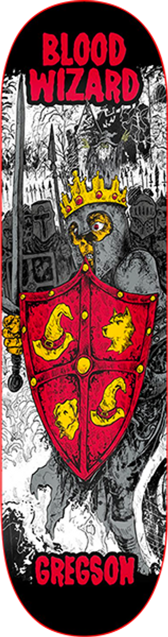 BLOOD WIZARD GREGSON SOD SKATE DECK-8.5