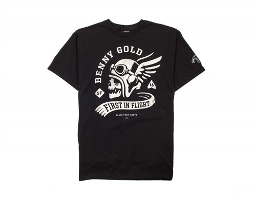 Benny Gold DFA Skull T Shirt Black