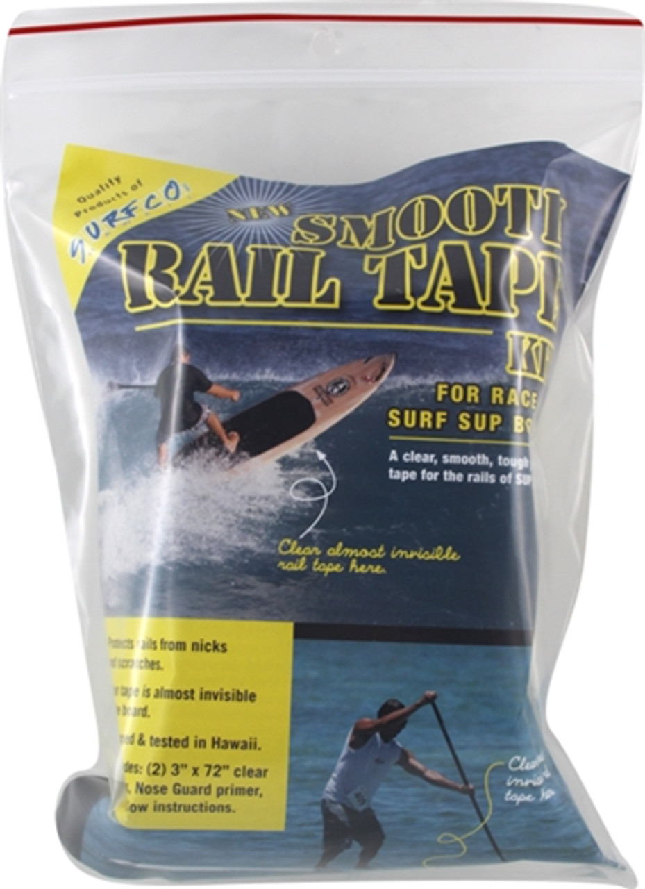 SURFCO SUP RAIL TAPE SMOOTH CLEAR