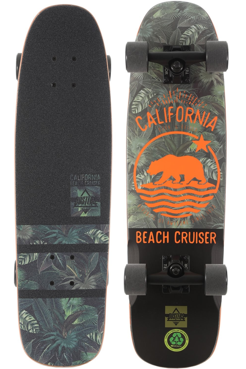 Dusters Beach Jungle Cruiser Skateboard Black 29"