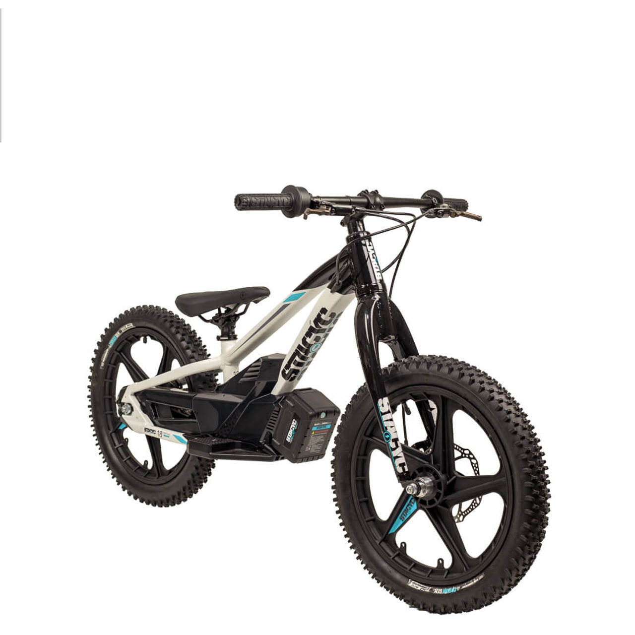 Stacyc 18E Drive Launch Edition eBike Black White 18E