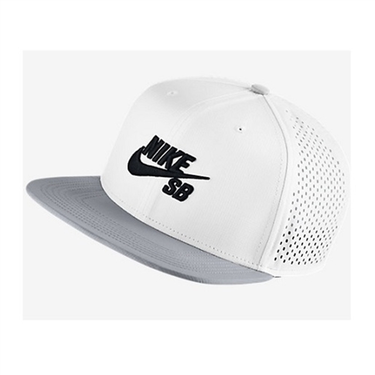 Sb Performance Pro Trucker Hat White Grey Snapback | Boardparadise.com