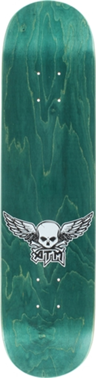 ATM MINI WINGS SKATEBOARD DECK-7.5 GREEN