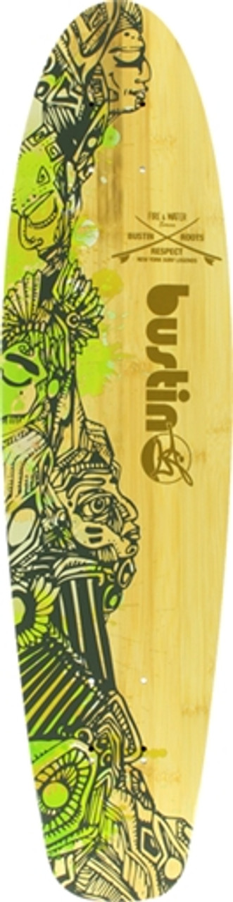 BUSTIN SURF CRUISER 29 BAMBOO LONGBOARD SKATEBOARD DECK-7.4x29