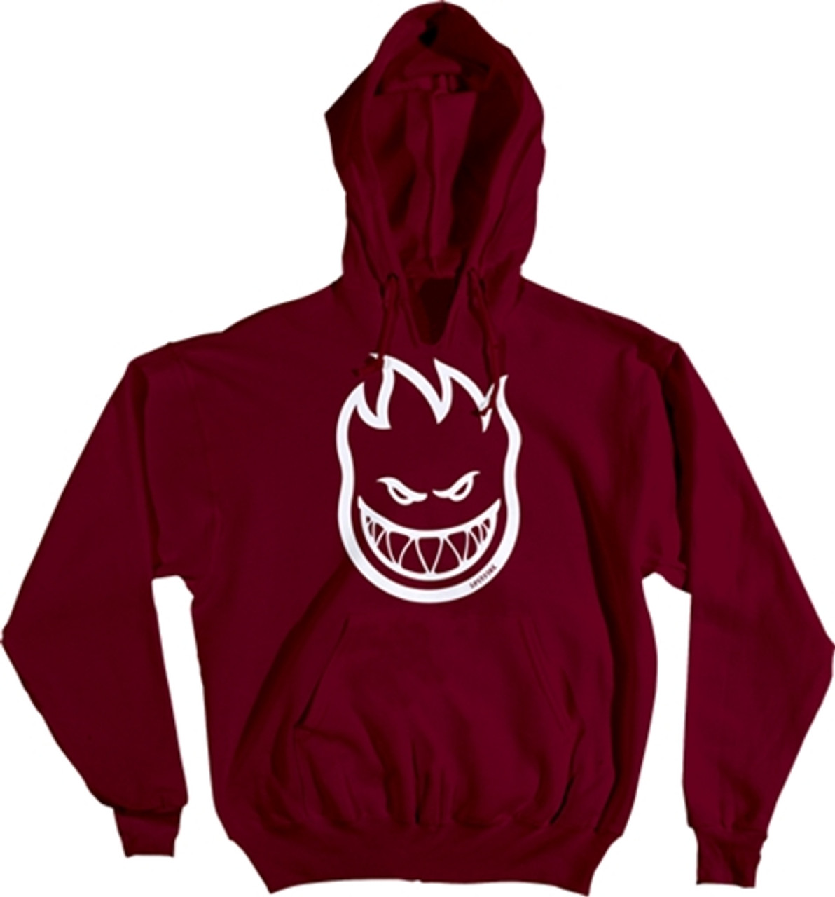 SPITFIRE BIGHEAD Hoody Sweatshirt XL-MAROON/WHT