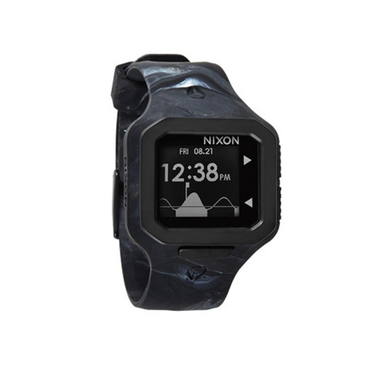 NIXON Supertide Marbled Black Smoke Watch