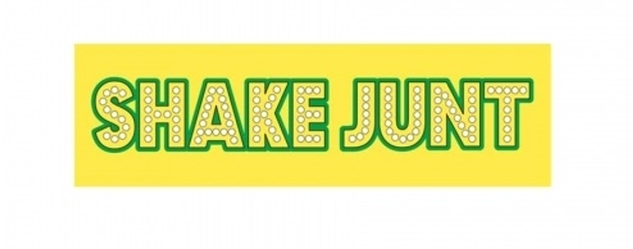 Shake Junt Logo Sticker Large Yellow 5inch