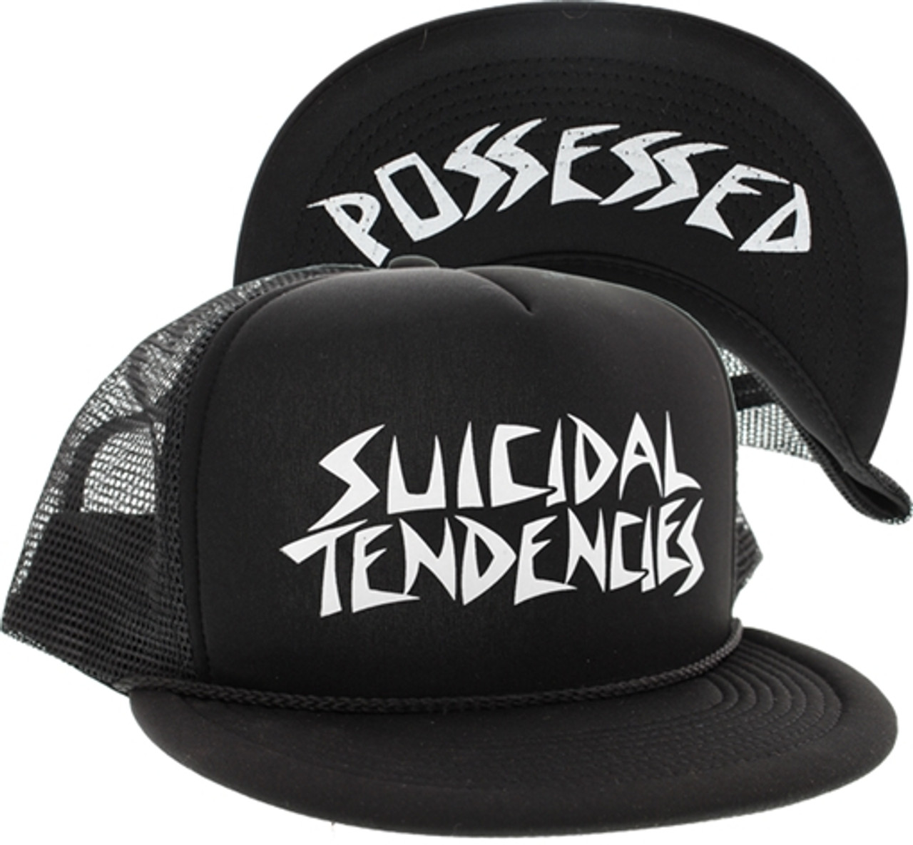 SUICIDAL SKATES ST OG POSSESED FLIP HAT ADJ-BLACK