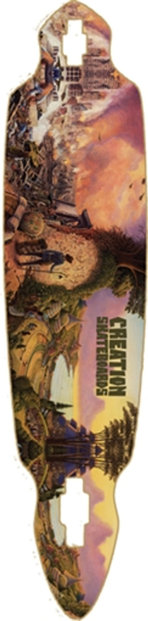 CREATION MARK HENSON BAMBOO DROP-THRU Longboard Deck-9x42