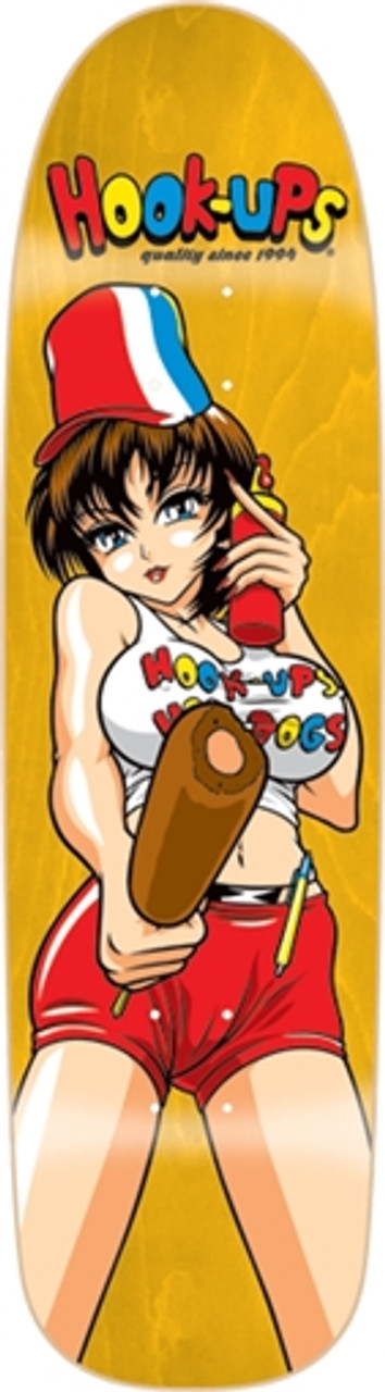 Hookups Hot Dogs Cruiser Skateboard Deck -8.78X32